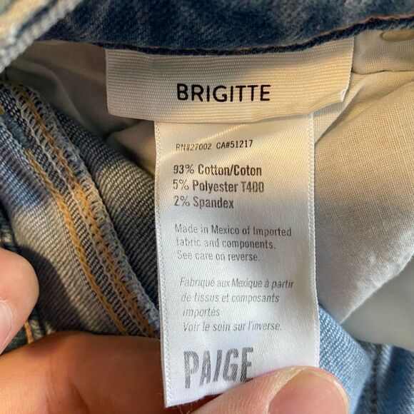 ‎Paige Brigitte jeans size 23 - Picture 6 of 9